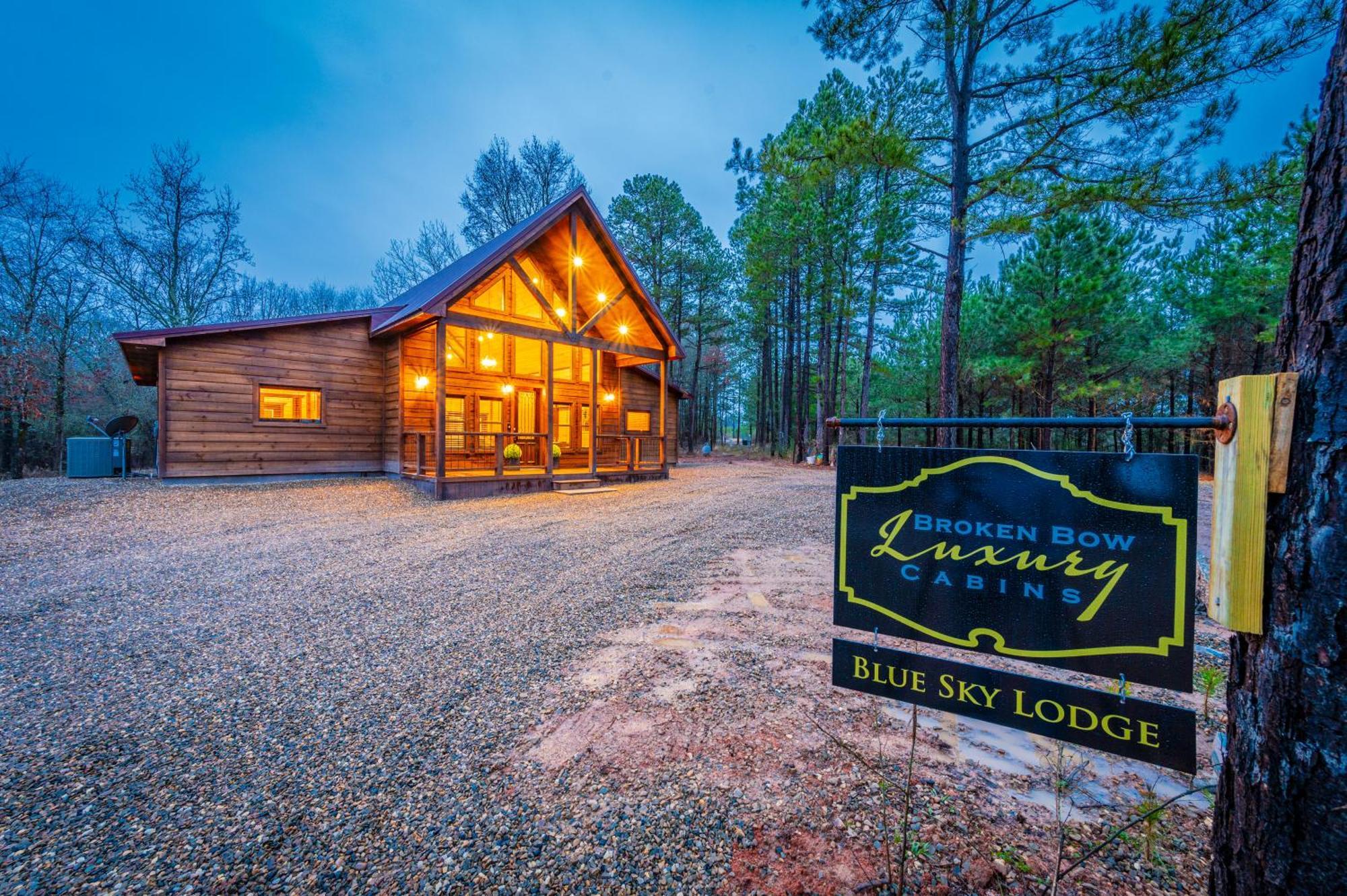 The Luxurious Blue Sky Lodge Is Epic! Broken Bow Extérieur photo